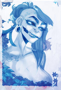 Blue Lines: (Detailed) Bust